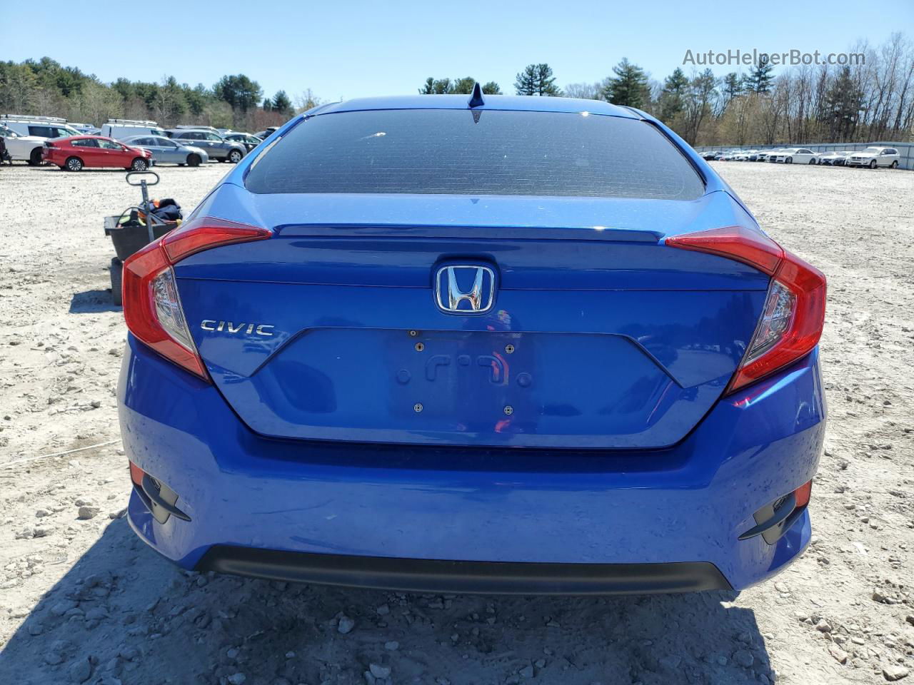 2016 Honda Civic Ex Blue vin: 19XFC1F39GE205018