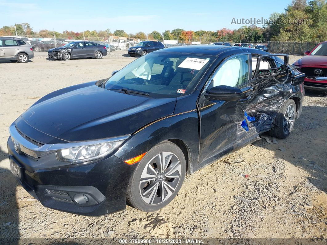 2017 Honda Civic Ex-t Black vin: 19XFC1F39HE200788