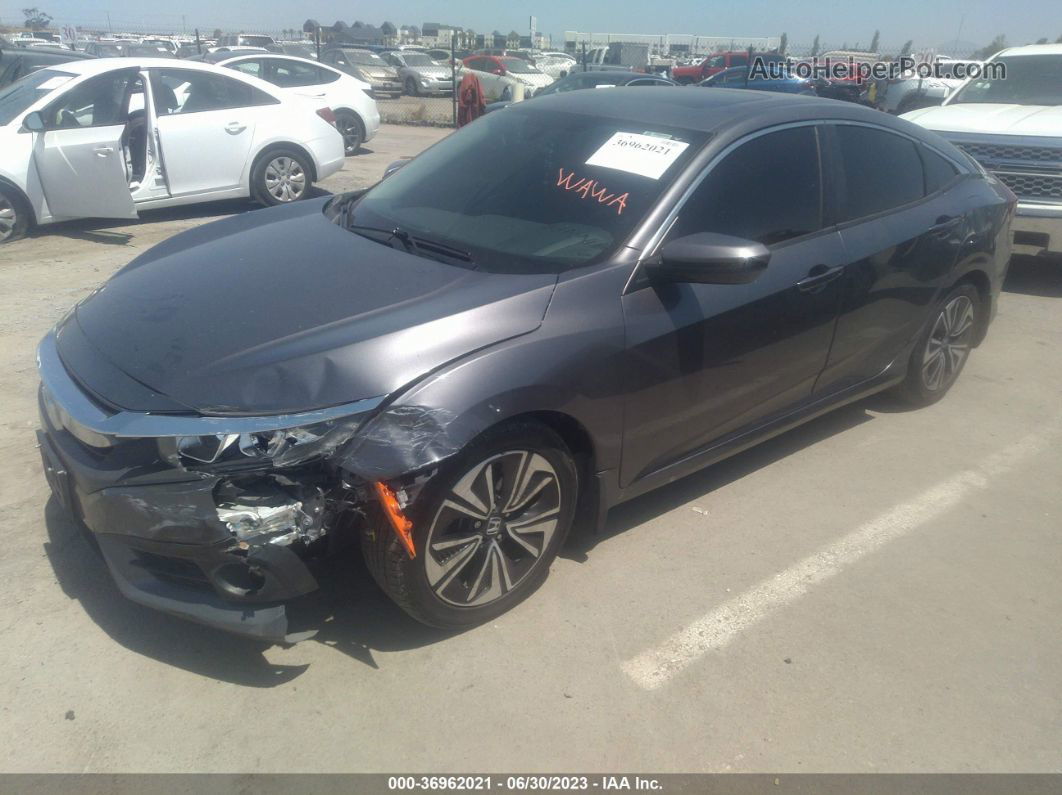 2017 Honda Civic Sedan Ex-t Gray vin: 19XFC1F39HE206302