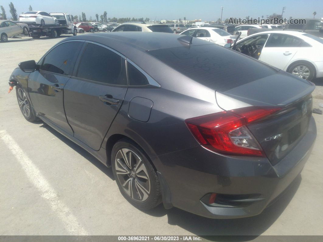 2017 Honda Civic Sedan Ex-t Gray vin: 19XFC1F39HE206302