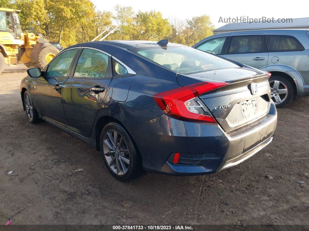 2019 Honda Civic Sedan Ex Dark Blue vin: 19XFC1F39KE008407