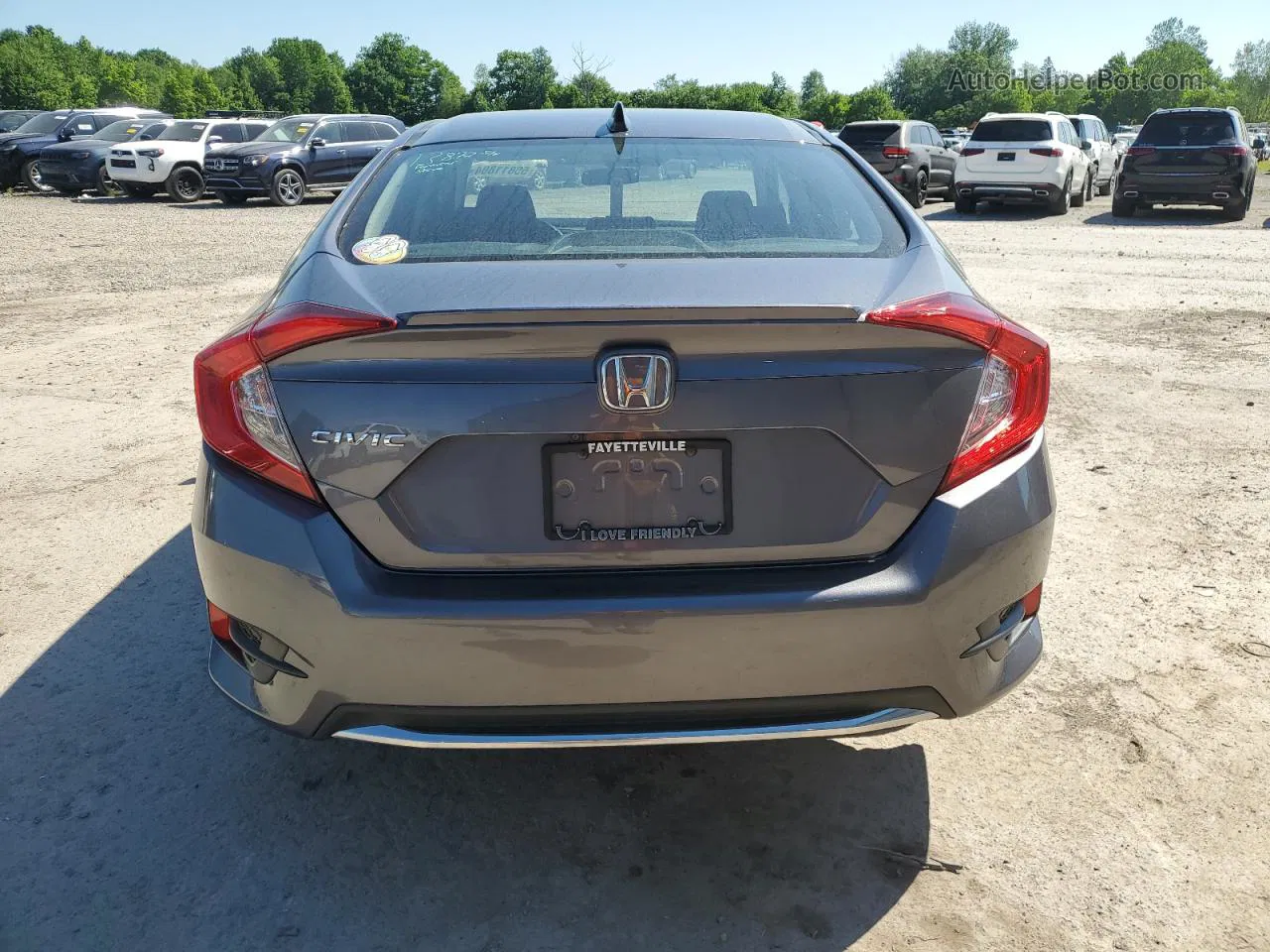 2019 Honda Civic Ex Gray vin: 19XFC1F39KE213953