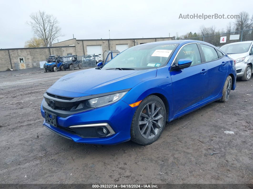 2020 Honda Civic Ex Синий vin: 19XFC1F39LE218538