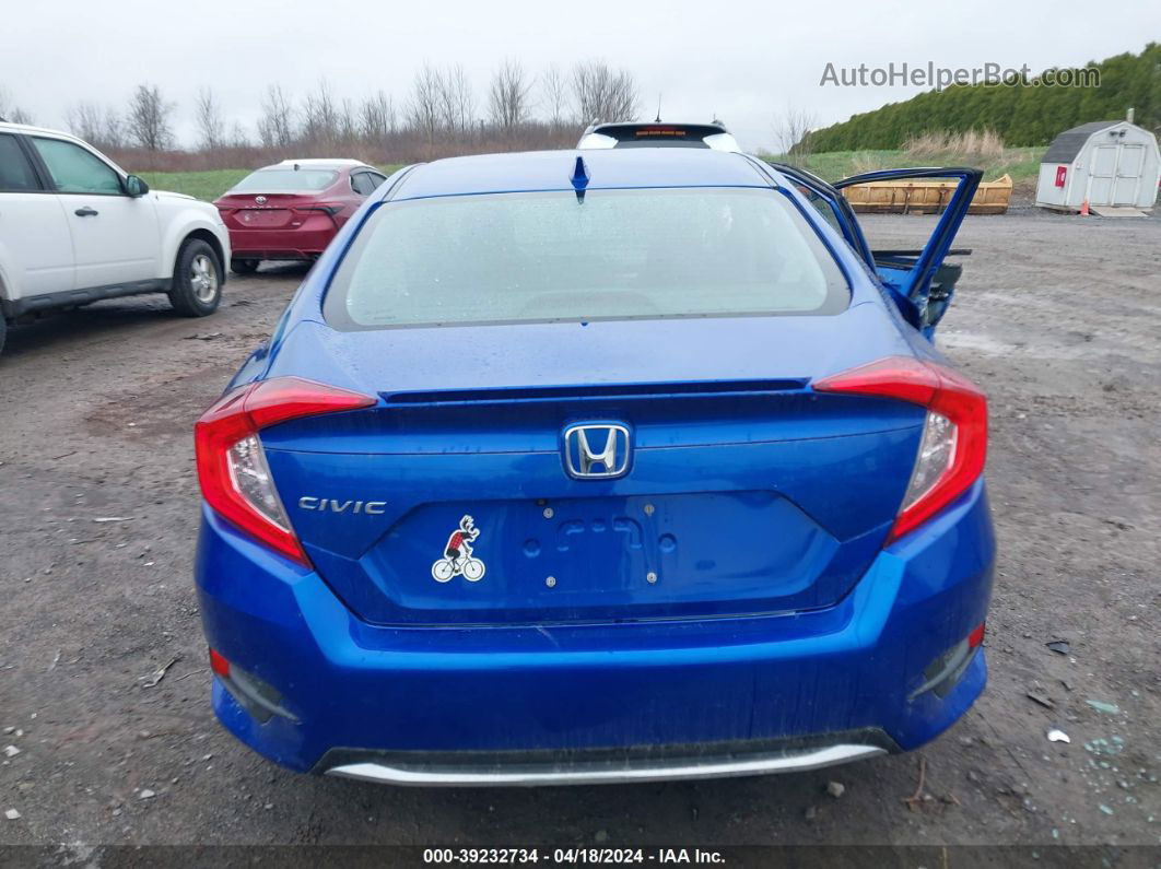 2020 Honda Civic Ex Синий vin: 19XFC1F39LE218538