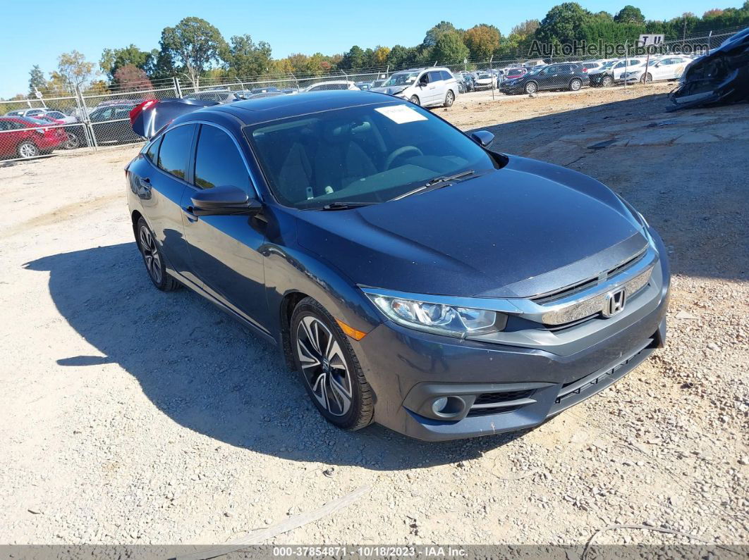 2016 Honda Civic Sedan Ex-t Gray vin: 19XFC1F3XGE217243