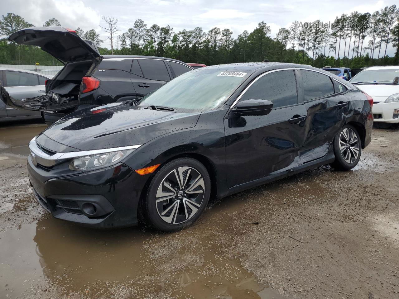 2017 Honda Civic Ex Black vin: 19XFC1F3XHE012958