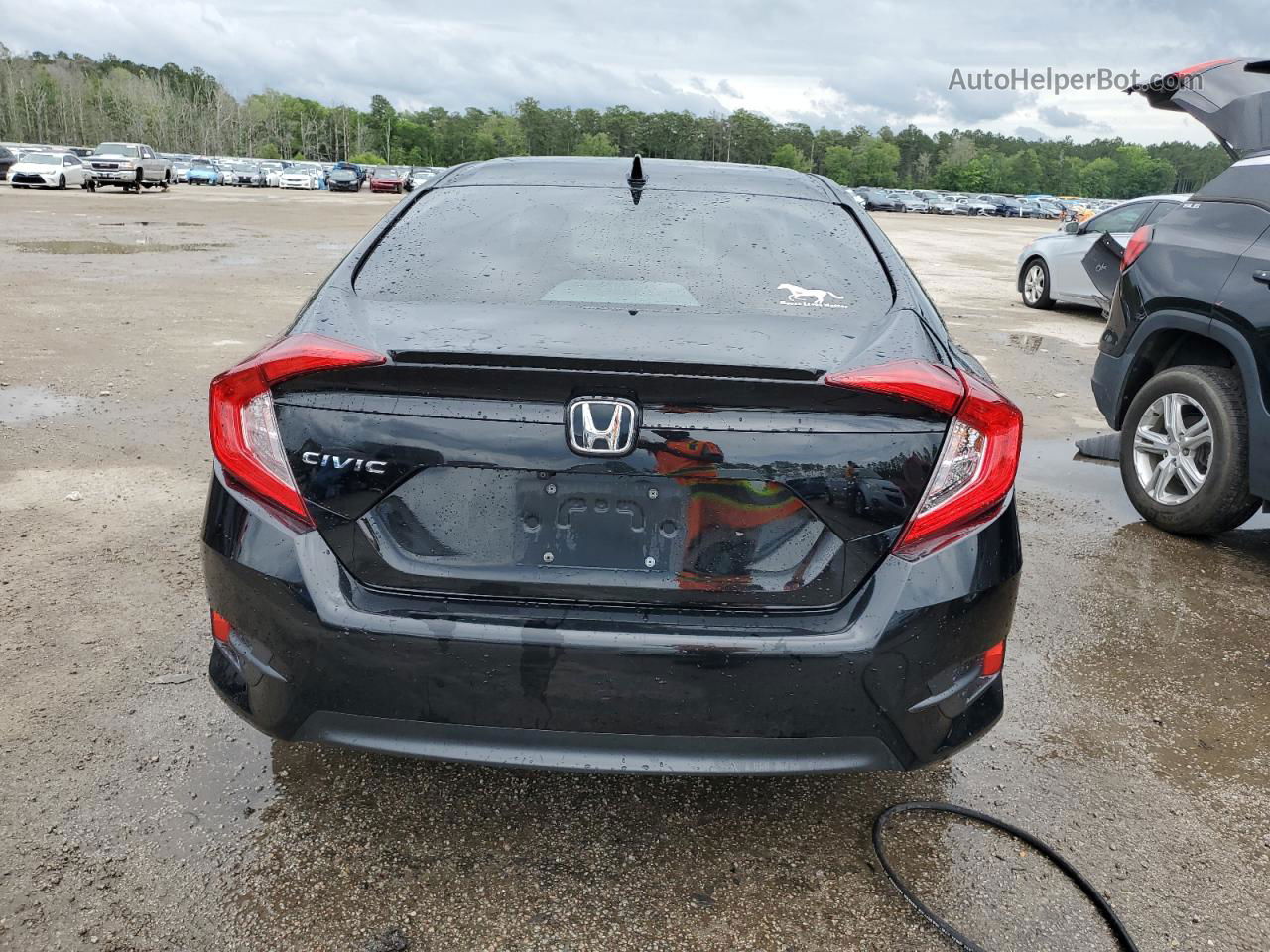 2017 Honda Civic Ex Black vin: 19XFC1F3XHE012958