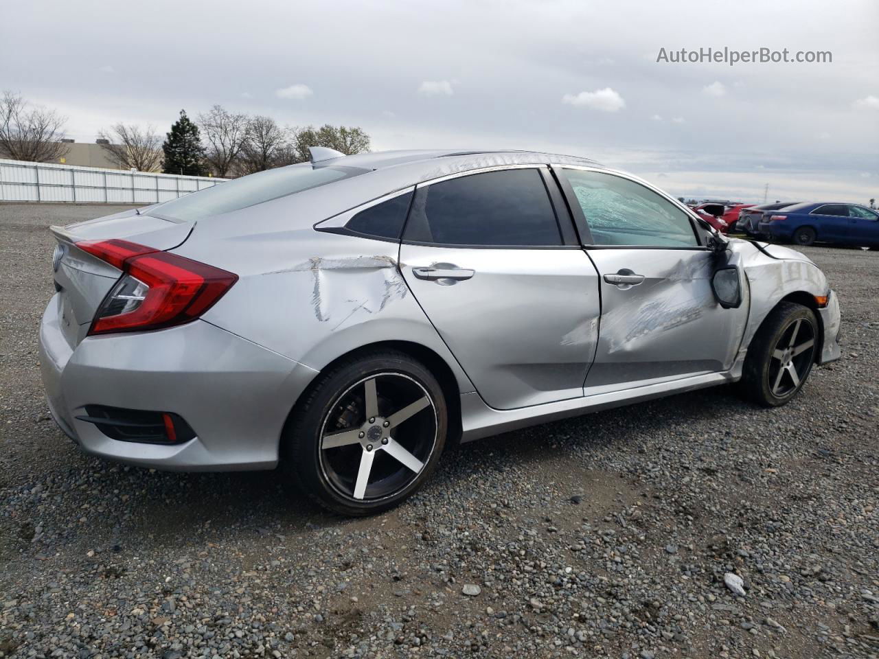 2017 Honda Civic Ex Серебряный vin: 19XFC1F3XHE212450