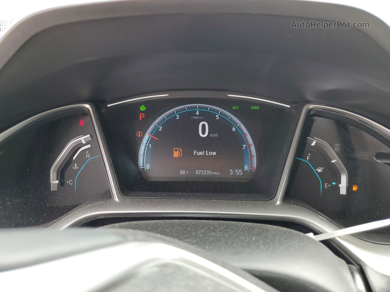 2019 Honda Civic Ex Charcoal vin: 19XFC1F3XKE007069