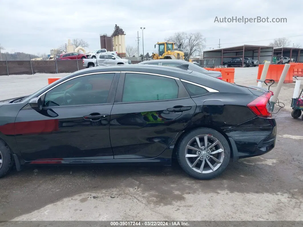 2019 Honda Civic Ex Черный vin: 19XFC1F3XKE013311