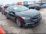 2019 Honda Civic Ex Черный vin: 19XFC1F3XKE013311