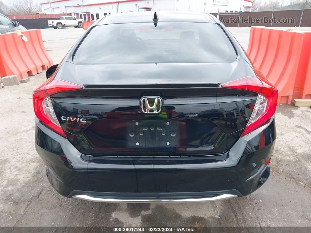 2019 Honda Civic Ex Черный vin: 19XFC1F3XKE013311