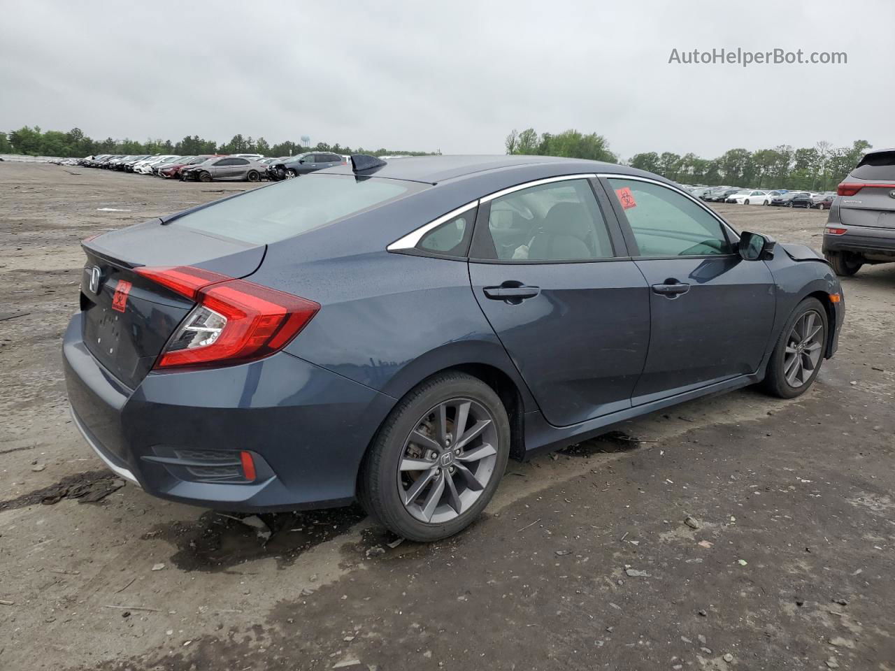 2020 Honda Civic Ex Blue vin: 19XFC1F3XLE004707