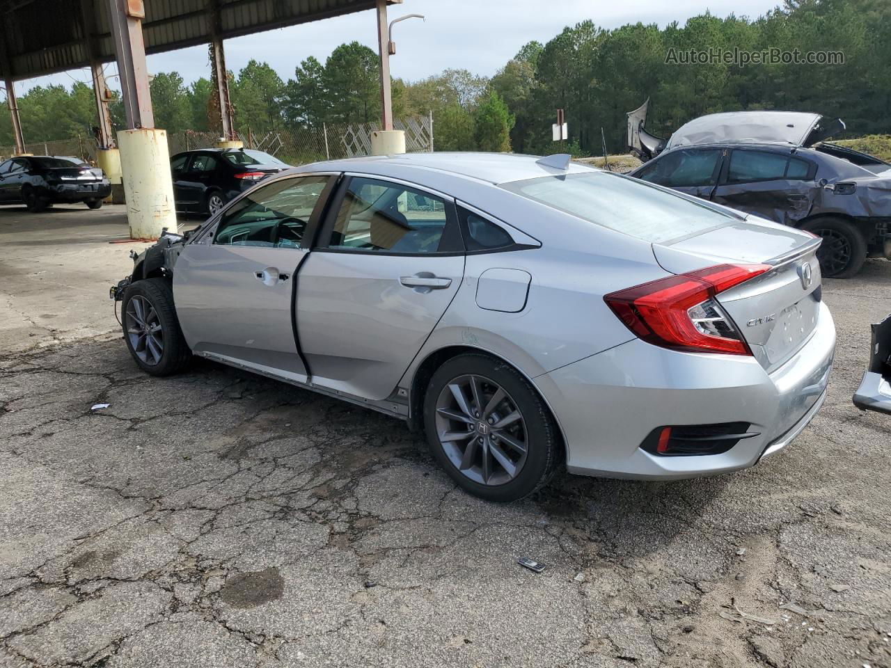 2020 Honda Civic Ex Silver vin: 19XFC1F3XLE214286