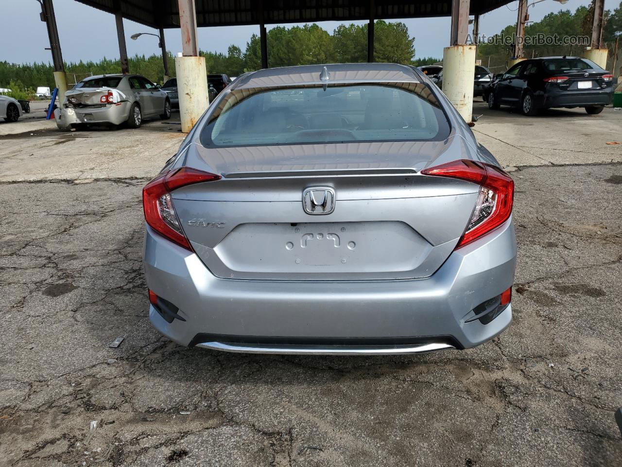 2020 Honda Civic Ex Silver vin: 19XFC1F3XLE214286