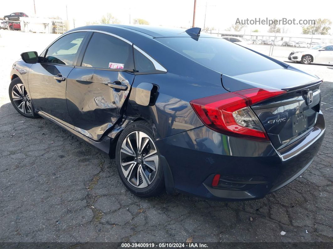 2017 Honda Civic Ex-t Черный vin: 19XFC1F47HE016443