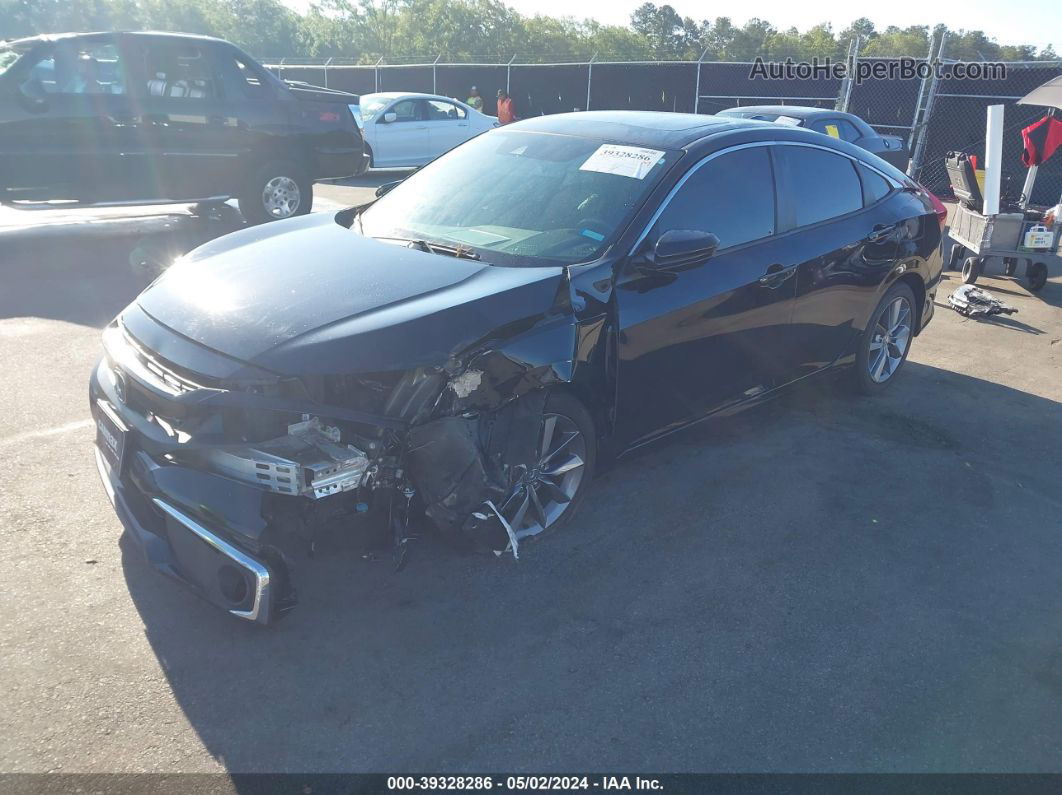 2019 Honda Civic Ex-l Black vin: 19XFC1F70KE204187