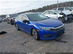 2017 Honda Civic Ex-l Синий vin: 19XFC1F72HE004288