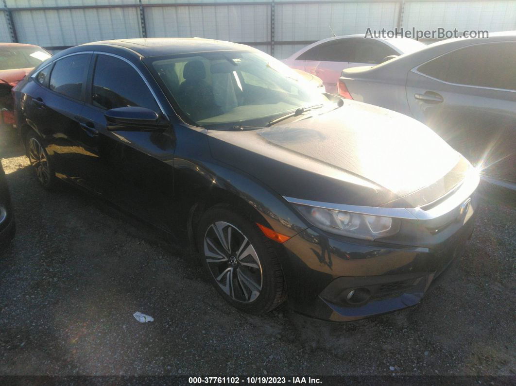 2017 Honda Civic Sedan Ex-l Black vin: 19XFC1F74HE008407