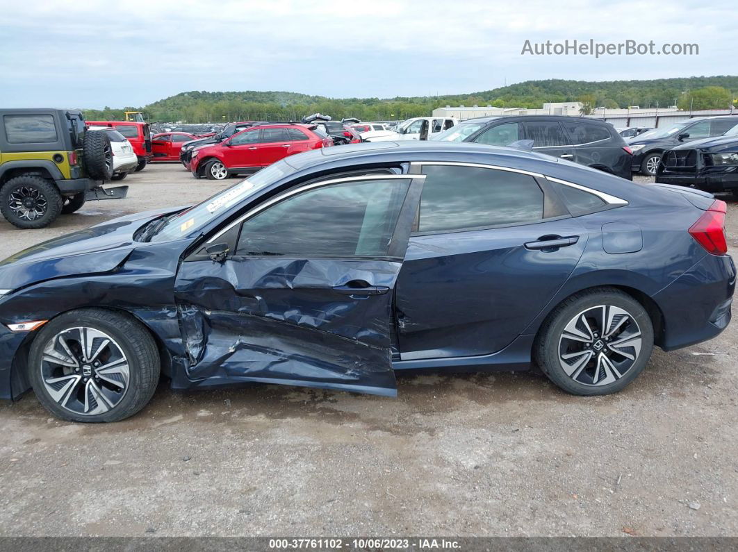 2017 Honda Civic Sedan Ex-l Black vin: 19XFC1F74HE008407