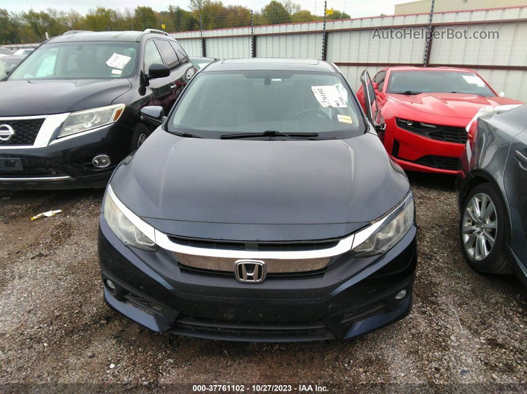 2017 Honda Civic Sedan Ex-l Black vin: 19XFC1F74HE008407