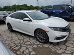 2020 Honda Civic Exl White vin: 19XFC1F74LE202217