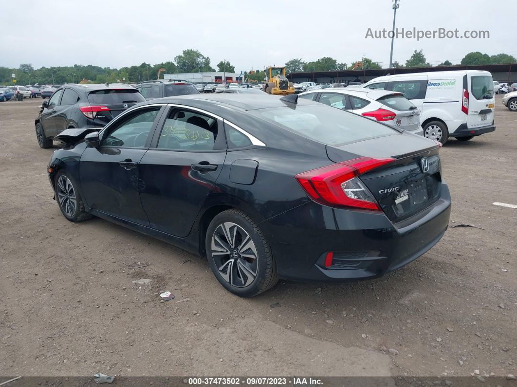 2017 Honda Civic Sedan Ex-l Blue vin: 19XFC1F75HE010277