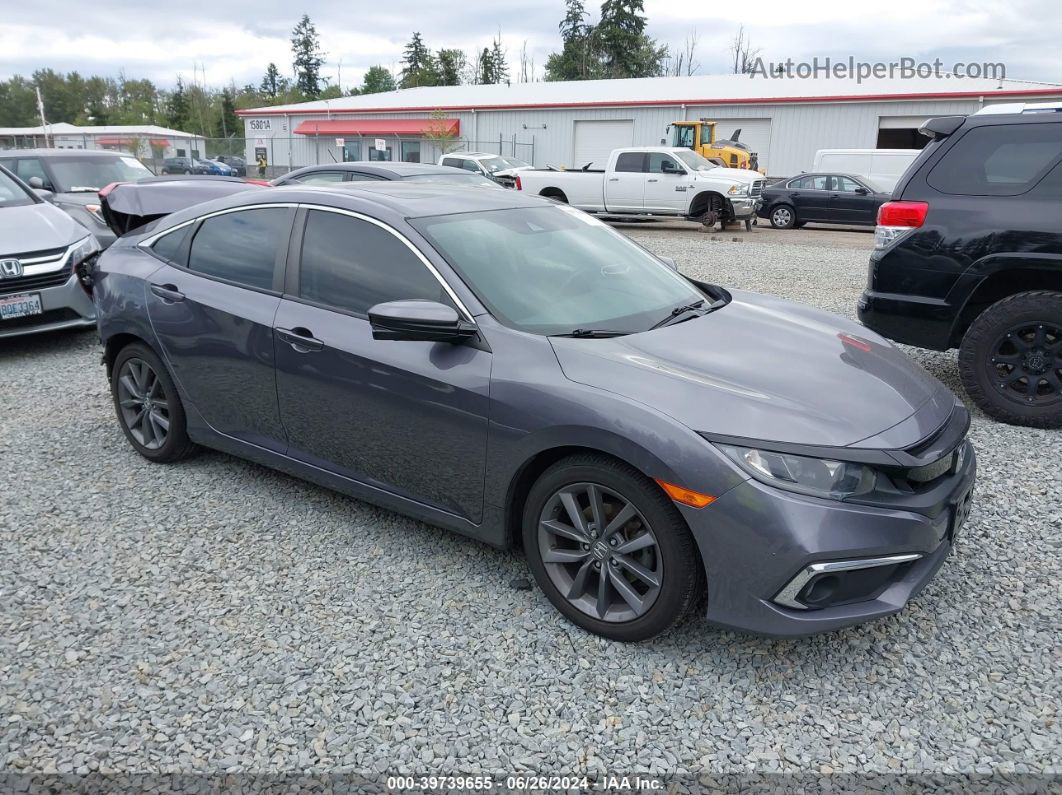 2019 Honda Civic Ex-l Gray vin: 19XFC1F75KE013509