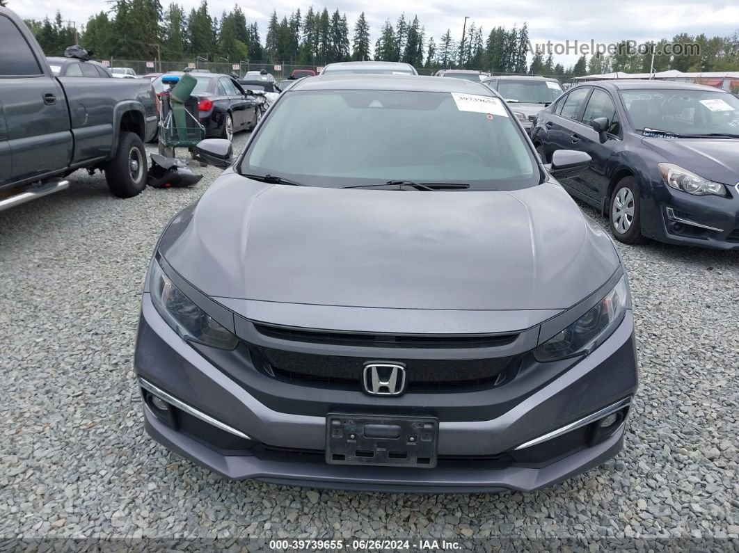 2019 Honda Civic Ex-l Gray vin: 19XFC1F75KE013509