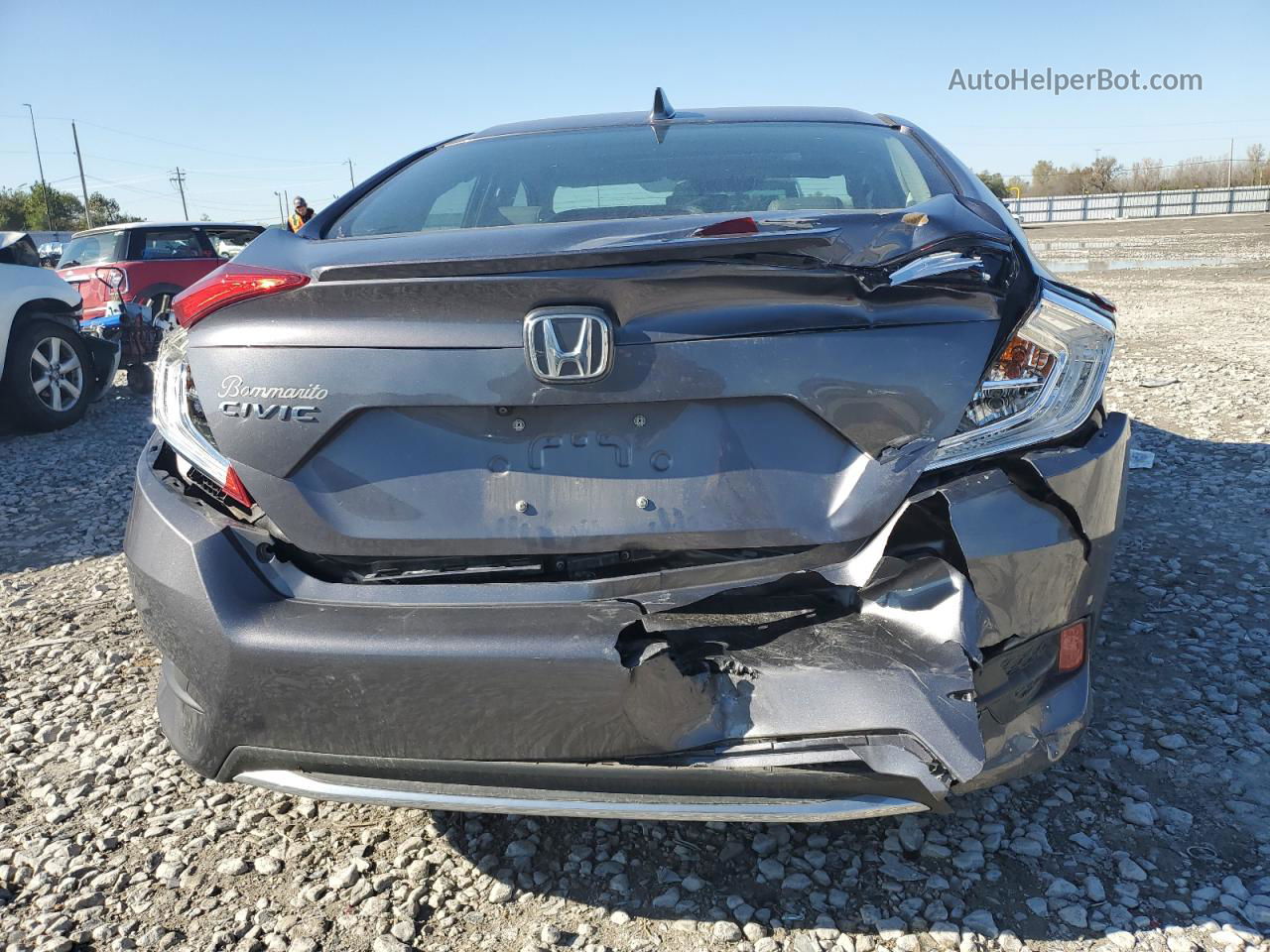 2020 Honda Civic Exl Gray vin: 19XFC1F75LE004780