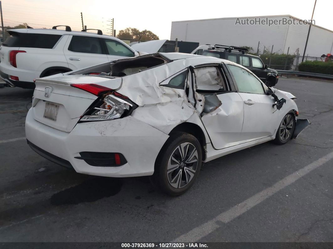 2017 Honda Civic Ex-l White vin: 19XFC1F76HE015648