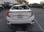 2017 Honda Civic Ex-l White vin: 19XFC1F76HE015648