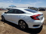 2017 Honda Civic Exl White vin: 19XFC1F76HE019909