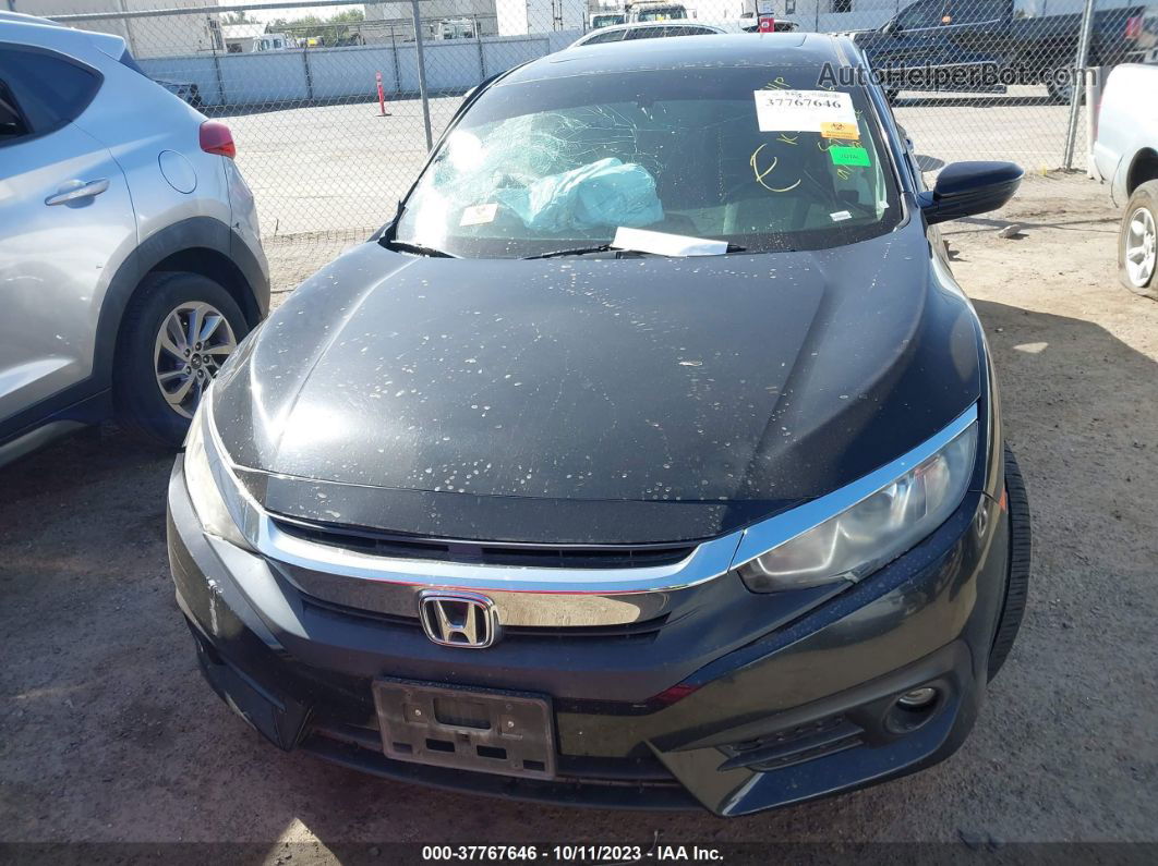 2017 Honda Civic Ex-l Черный vin: 19XFC1F76HE211573