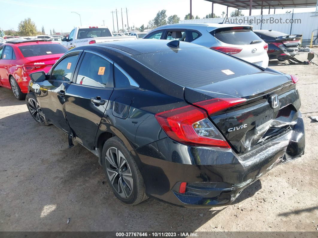 2017 Honda Civic Ex-l Black vin: 19XFC1F76HE211573