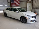 2019 Honda Civic Exl White vin: 19XFC1F76KE013664