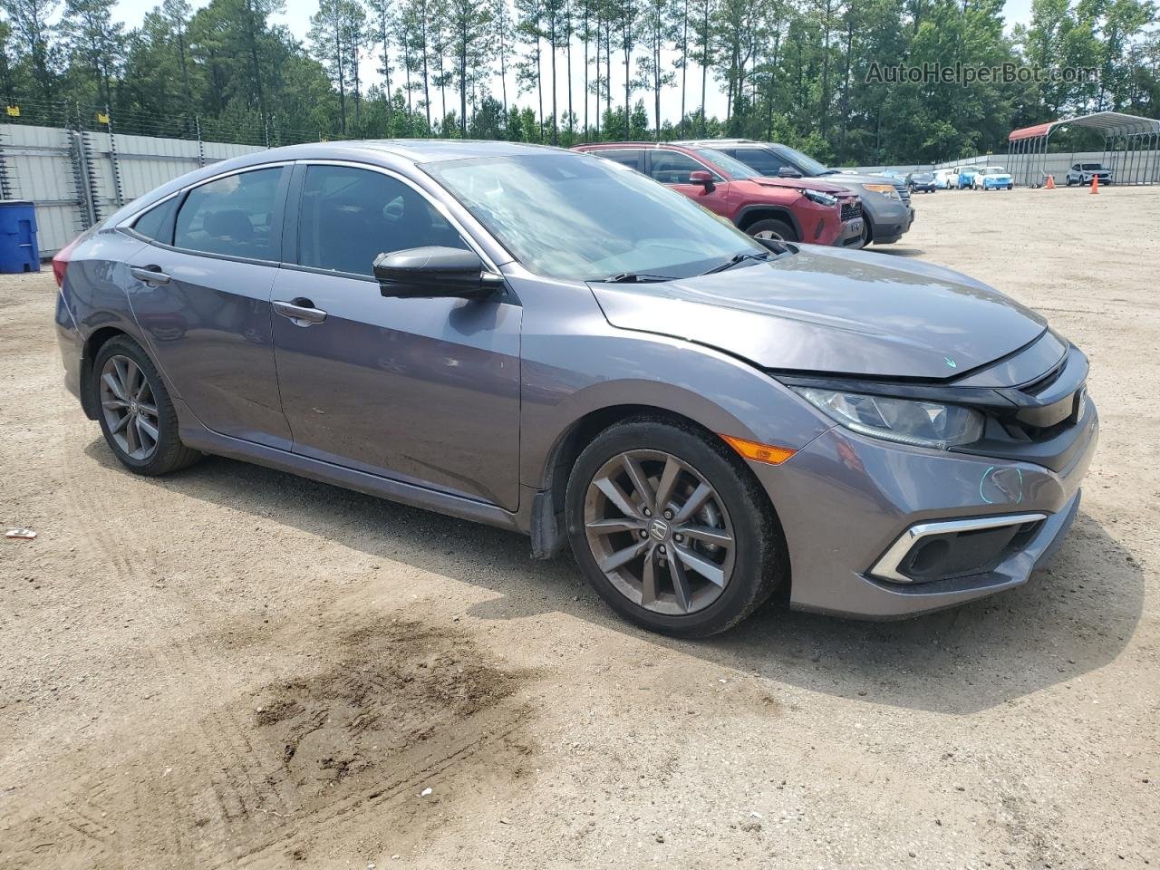 2020 Honda Civic Exl Gray vin: 19XFC1F76LE007977