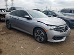 2017 Honda Civic Exl Silver vin: 19XFC1F77HE008370