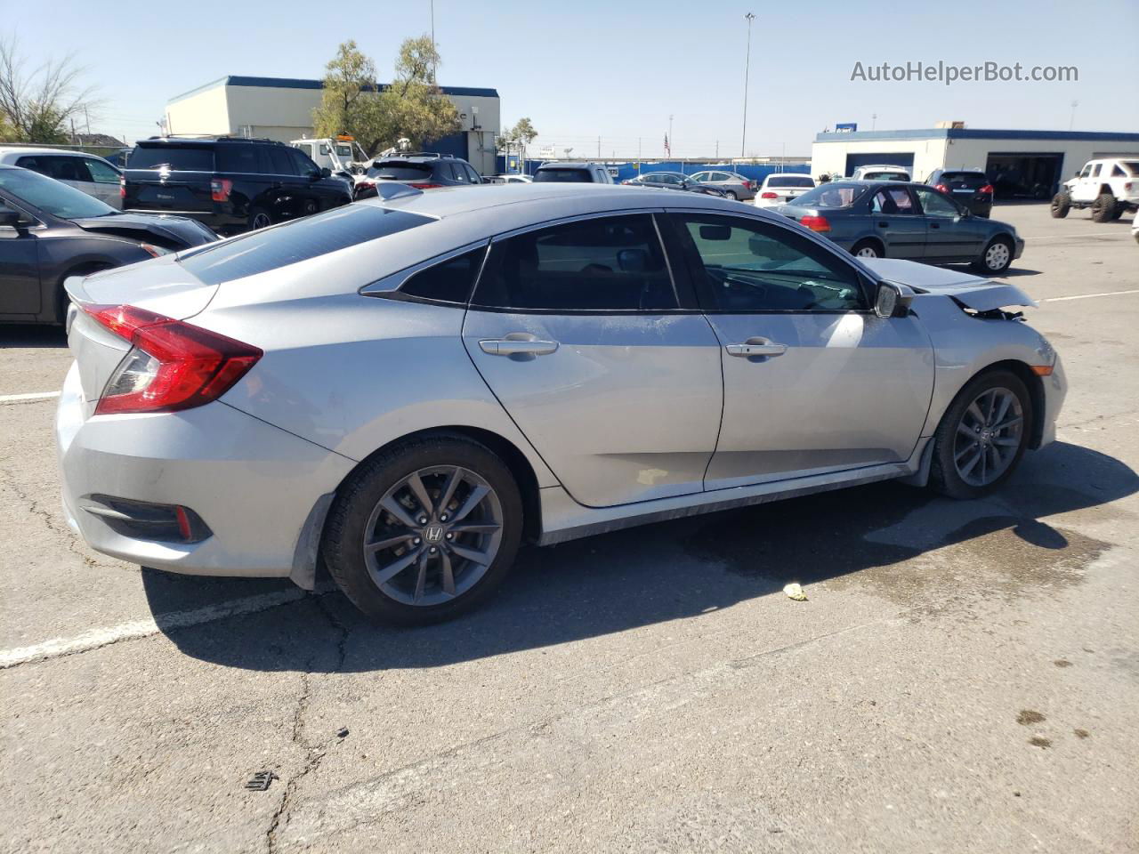 2019 Honda Civic Exl Silver vin: 19XFC1F77KE016637