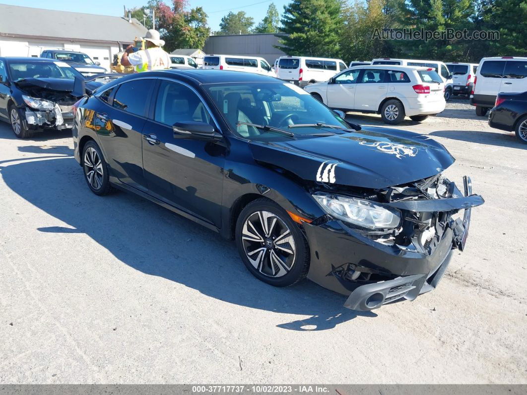 2016 Honda Civic Ex-l Black vin: 19XFC1F78GE028156