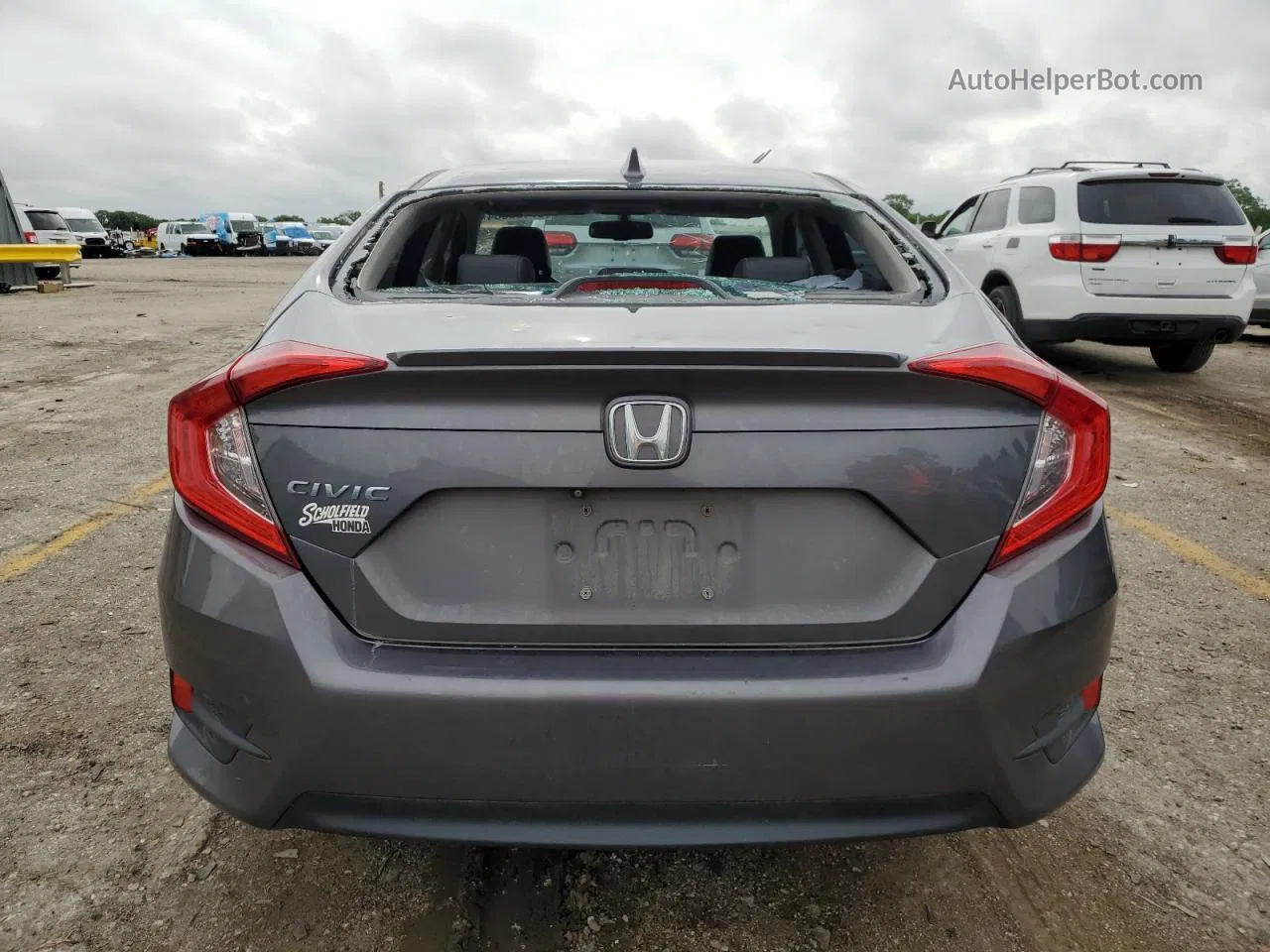 2017 Honda Civic Exl Gray vin: 19XFC1F78HE025260