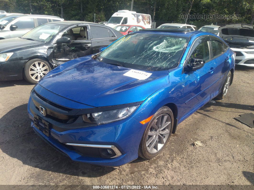 2019 Honda Civic Sedan Ex-l Blue vin: 19XFC1F78KE214790