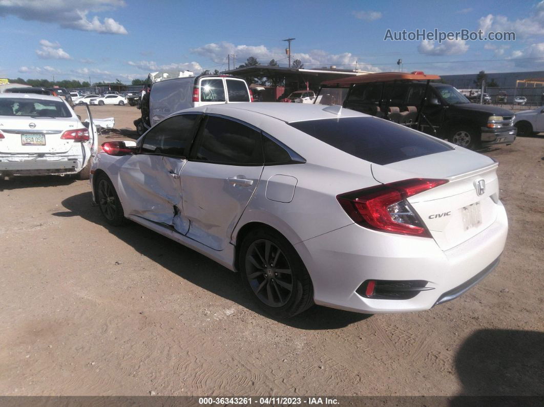 2020 Honda Civic Sedan Ex-l White vin: 19XFC1F78LE006412