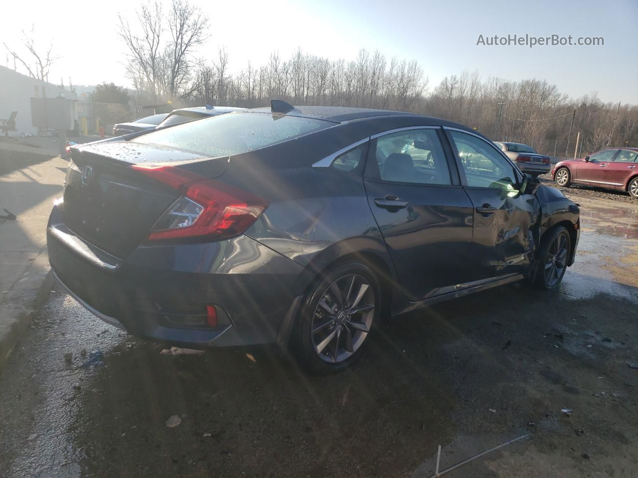 2020 Honda Civic Exl Черный vin: 19XFC1F78LE021850