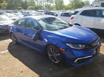 2020 Honda Civic Exl Blue vin: 19XFC1F78LE022917