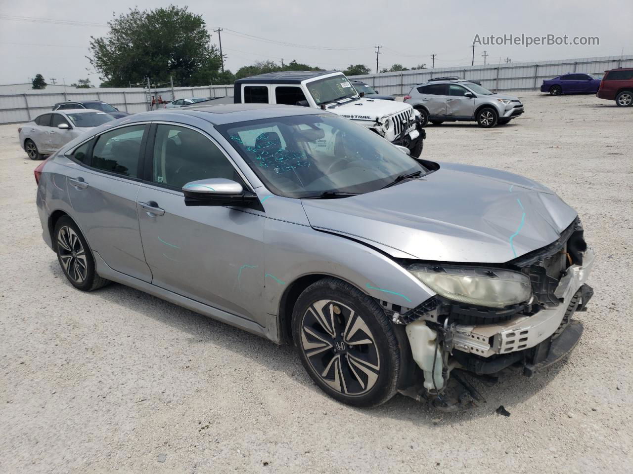 2016 Honda Civic Exl Серебряный vin: 19XFC1F79GE023211