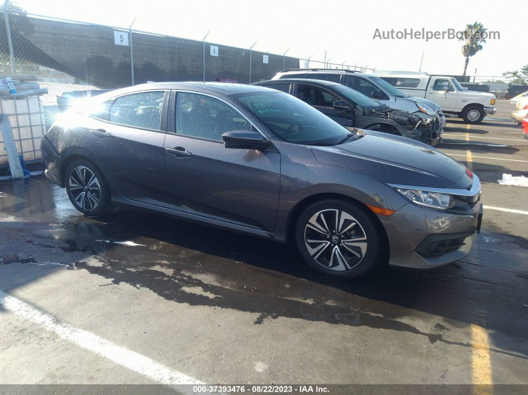 2016 Honda Civic Sedan Ex-l Gray vin: 19XFC1F79GE213901