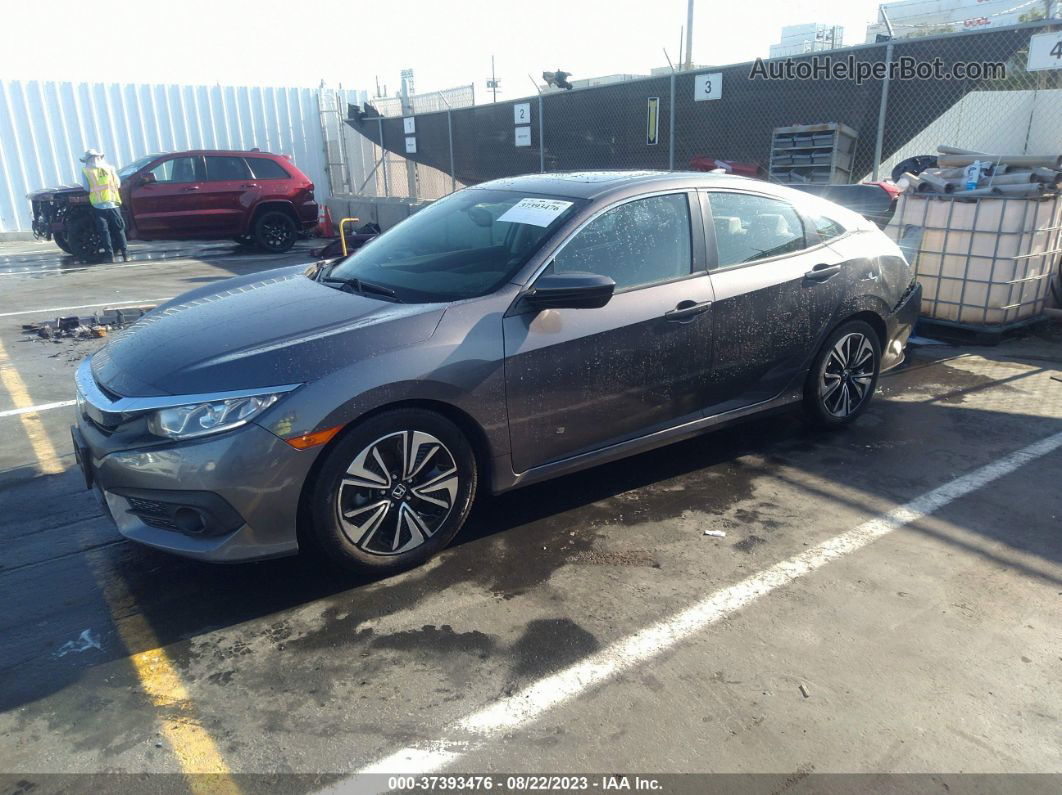 2016 Honda Civic Sedan Ex-l Gray vin: 19XFC1F79GE213901