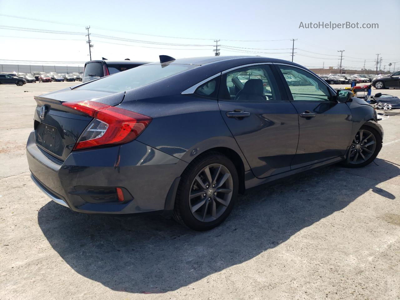 2019 Honda Civic Exl Серый vin: 19XFC1F79KE202972