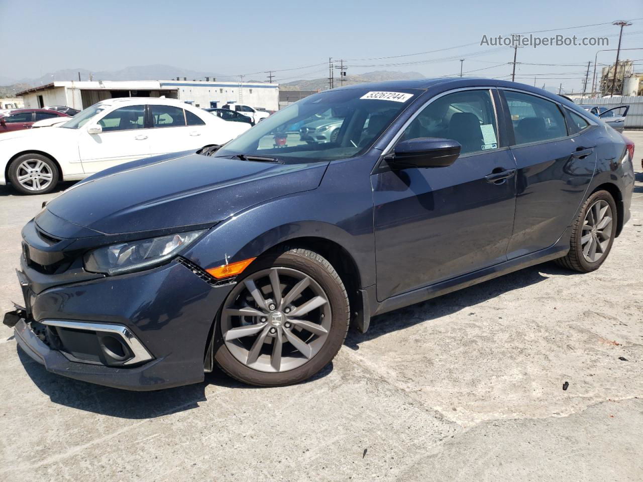 2019 Honda Civic Exl Gray vin: 19XFC1F79KE202972